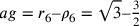 ag=r_6–\rho_6=\sqrt{3}–\frac{3}{2}